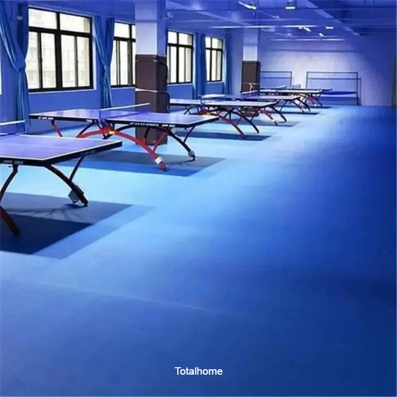 Thảm cầu lông bóng bàn màu đỏ 6 Tham Bong Ban Xanh Totalhome Hcm