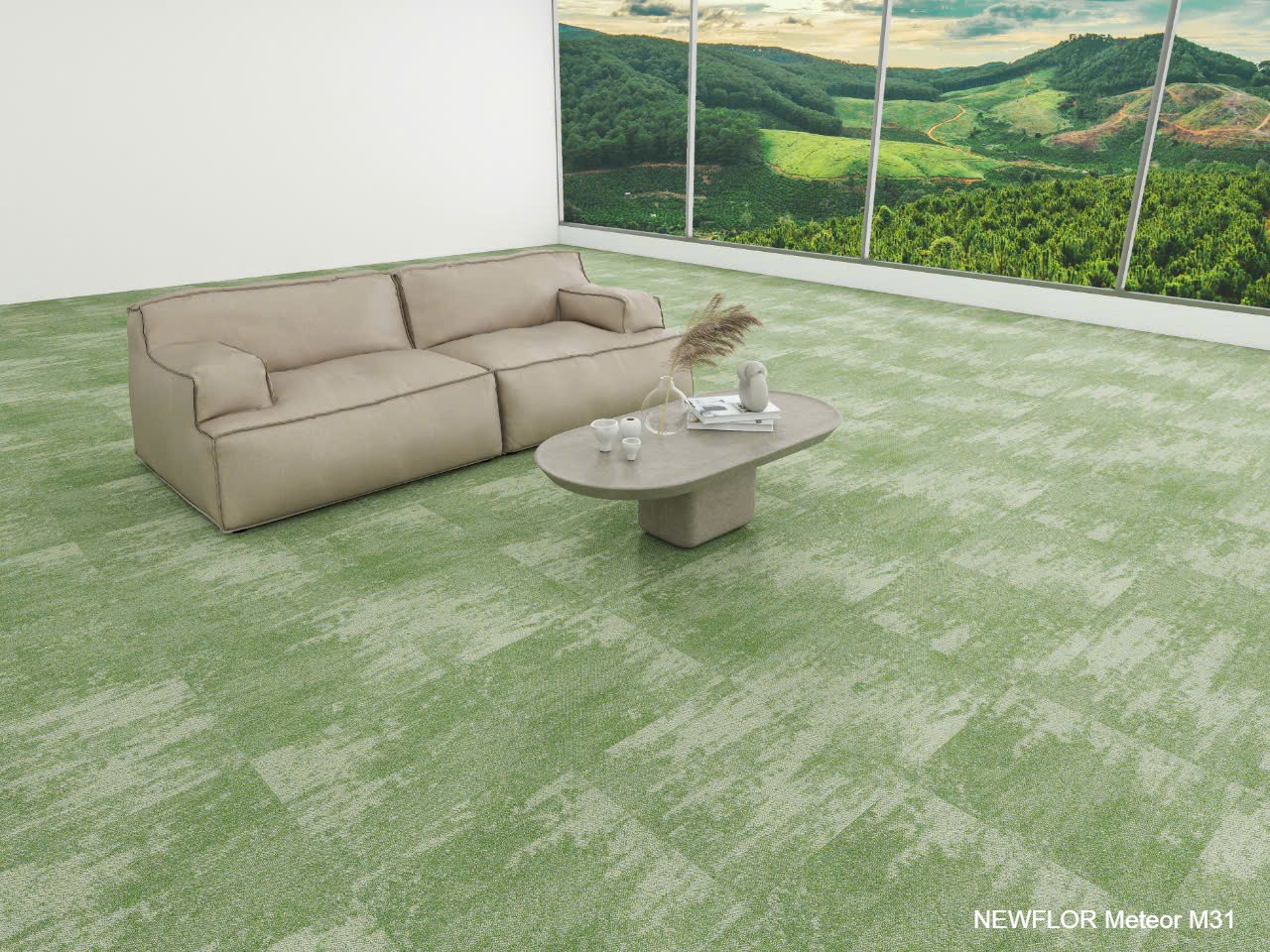 Thảm Tấm Newflor Meteor 5 Tham San Newflor Meteor M31