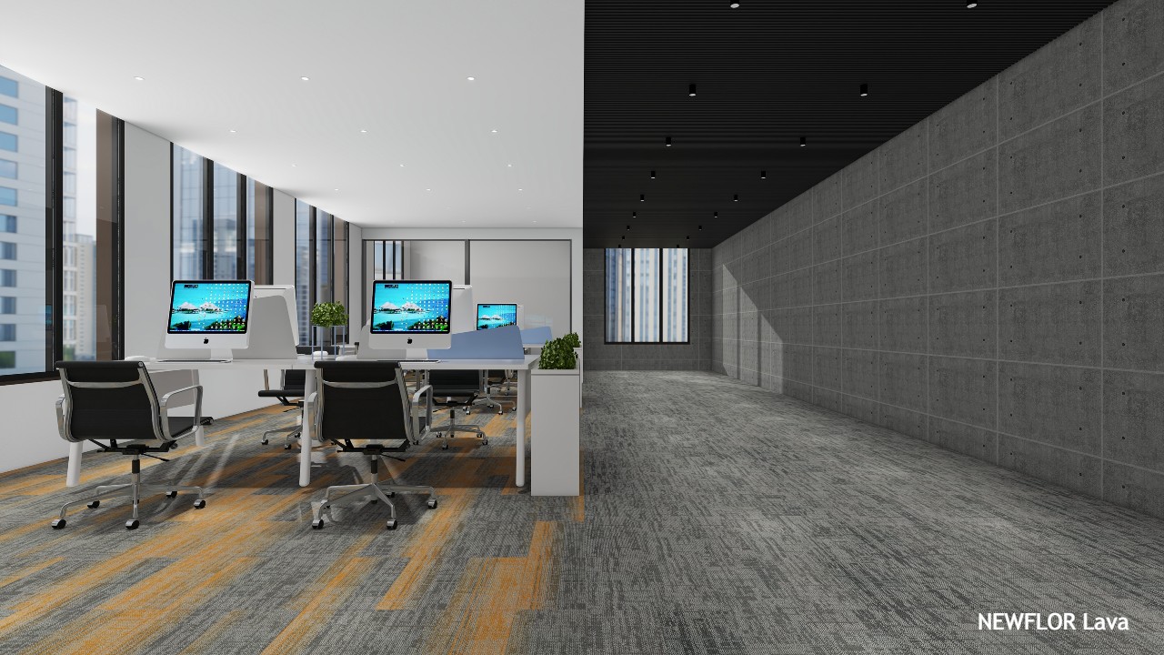 Thảm Tấm Newflor Lava 2 Tham San Newflor Lava Carpet Tile